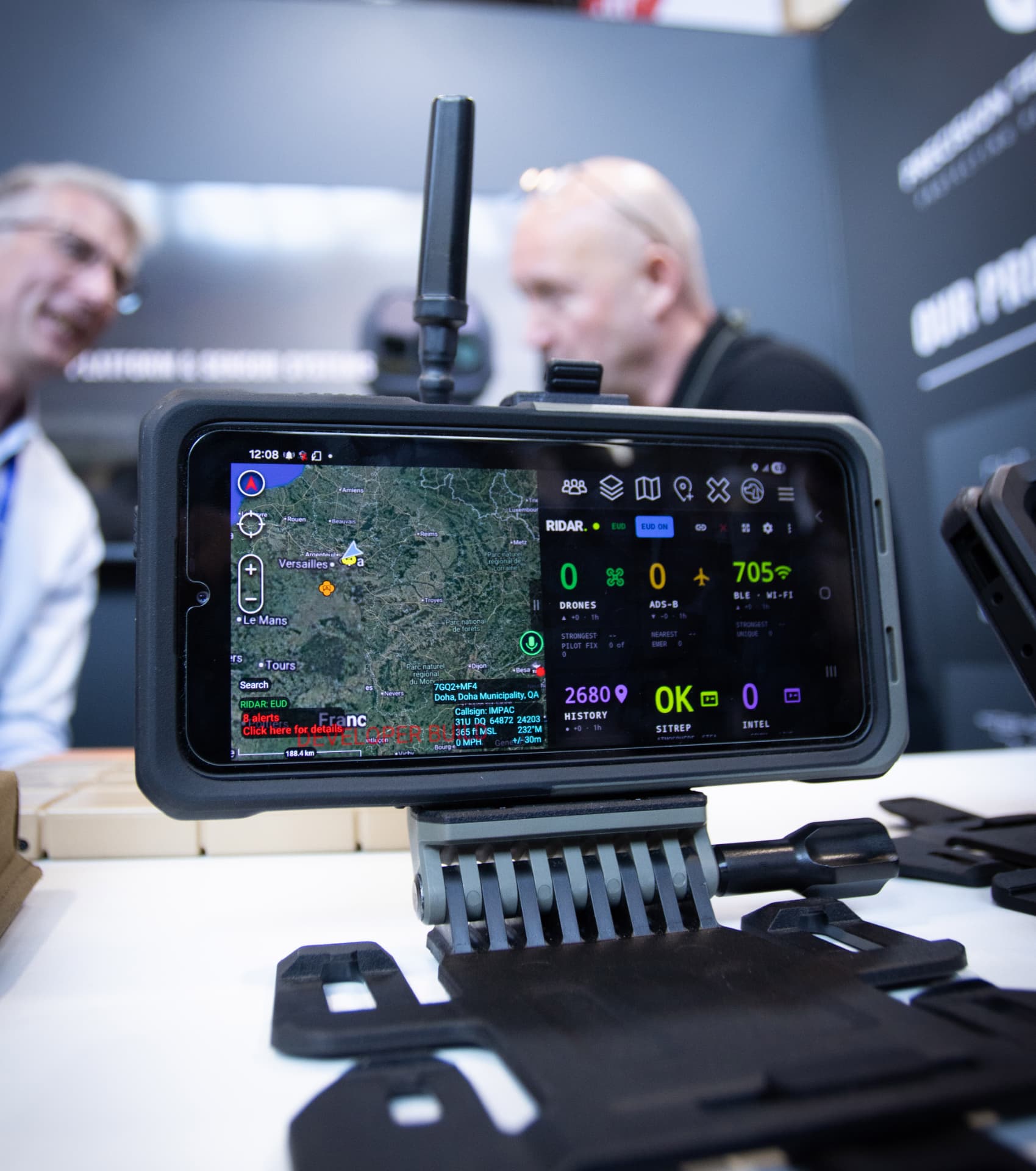 Systeme RIDAR affichage tactique salon Eurosatory defense