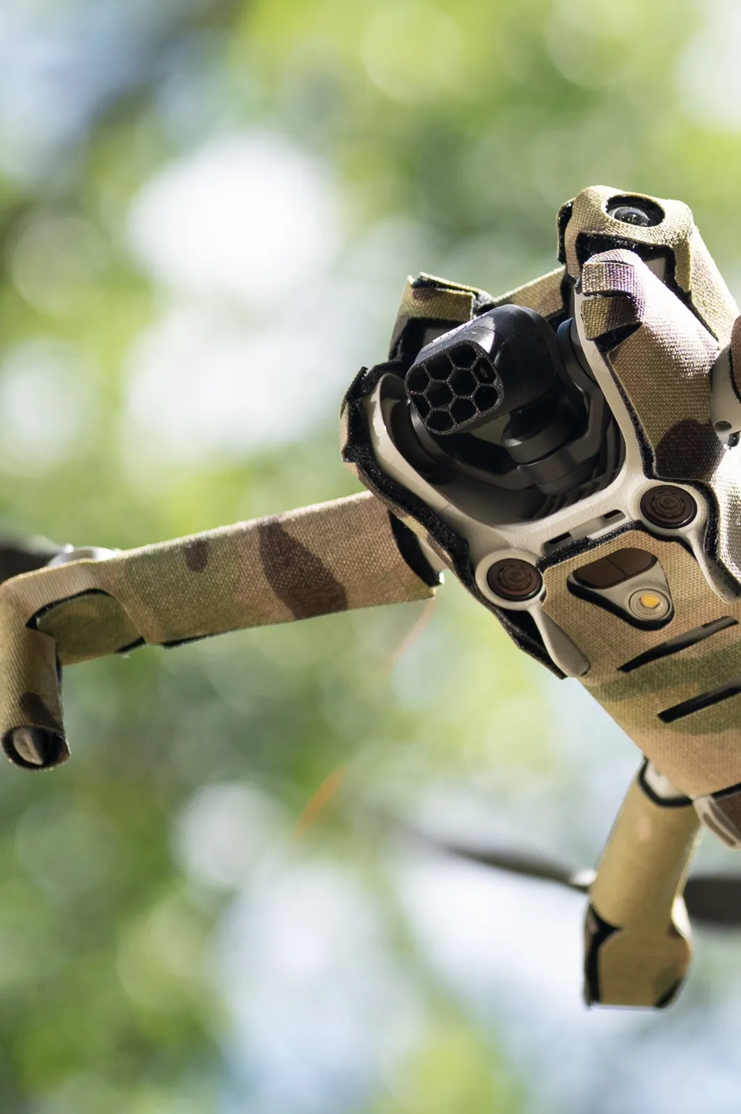 Drone tactique camoufle