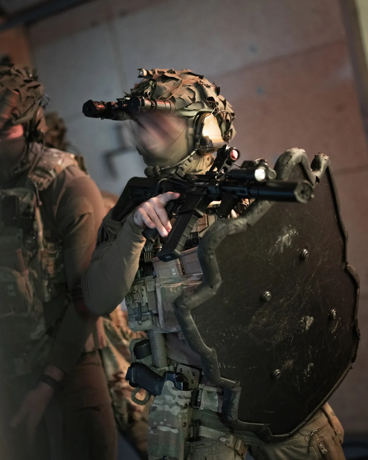 Operateur tactique tir terrain — Danger Dynamics, production photo defense