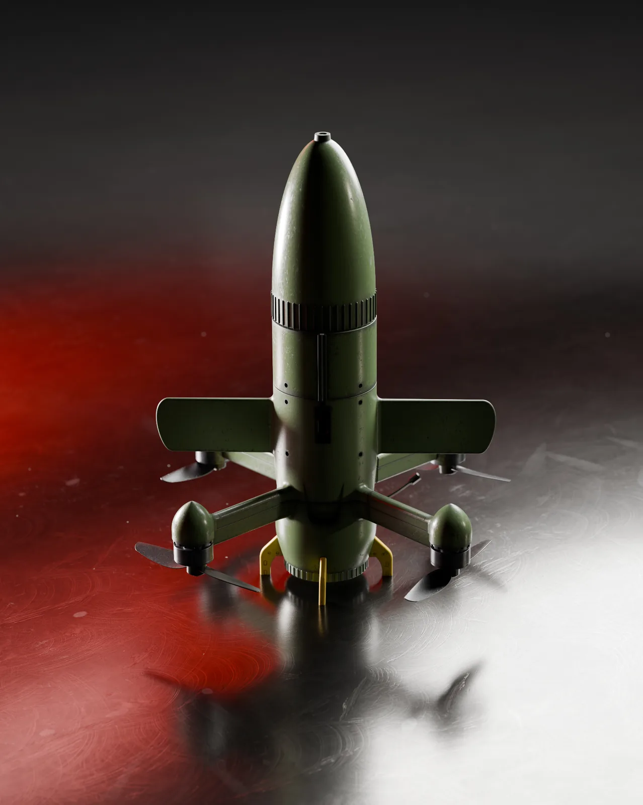 Munition rôdeuse 3D